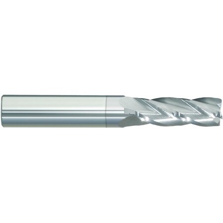 Morse Single End Mill, Center Cutting Regular Length, Series 5943C, 1532 Cutter Dia, 3 Overall Length,  90794